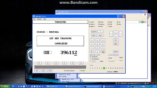 Hyundai Terracan 2.9 CRDi 2006 Immobiliser Synchronization