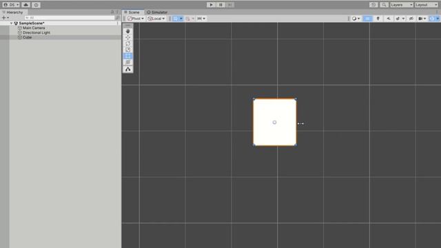 Game view использование инструмента Rect Tool смотреть онлайн