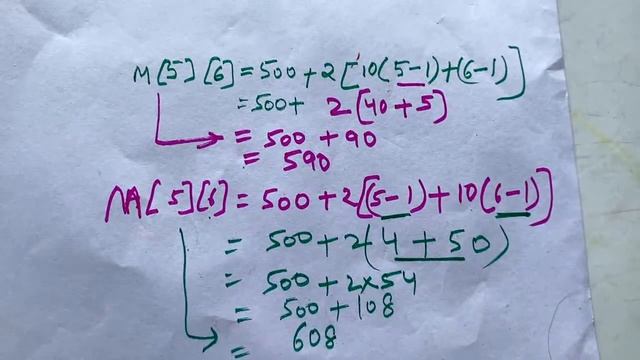 Solution of practice problems | 1D and 2D array Address calculation смотреть онлайн