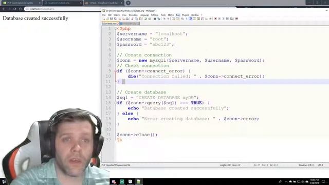 Using PHP to Work with MySQL смотреть онлайн