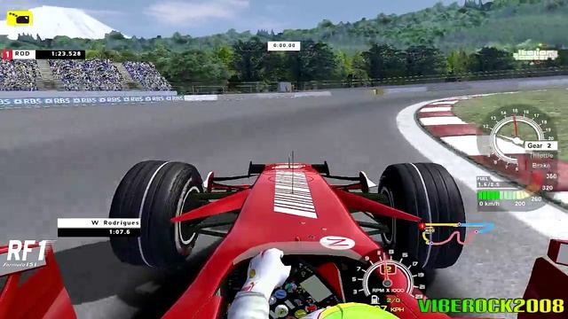 [rFactor] Scuderia Ferrari Marlboro F2007 @Fuji Speedway with Felipe Massa ► Mod MMT 2007 PE смотреть онлайн