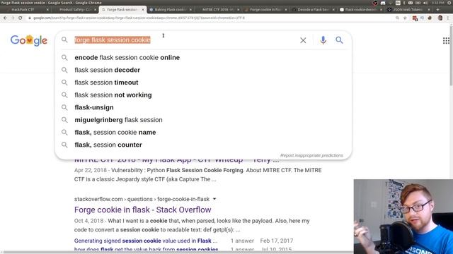 HackPack CTF - Forging Python Flask Session Cookies смотреть онлайн