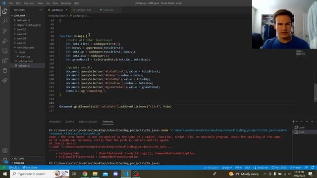 Yahtzee JavaScript Project смотреть онлайн
