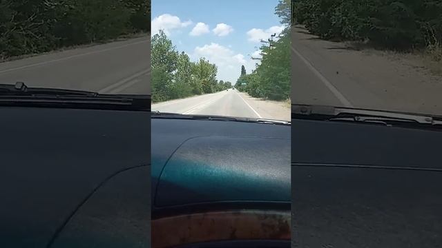 Дорога в Песчаное (Крым). 24 июля 2021 г. смотреть онлайн