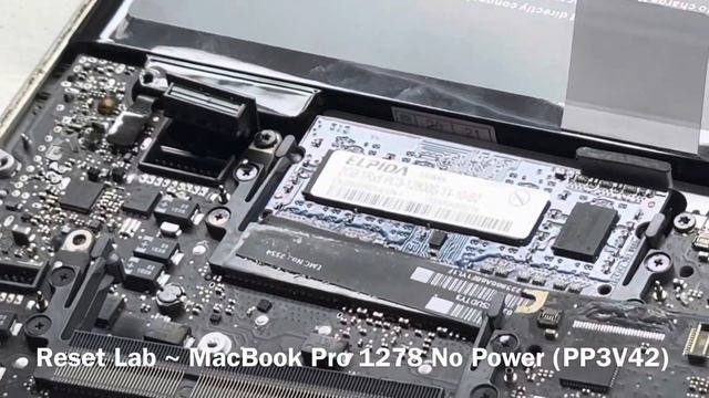 MacBook Pro A1278 No Power, (PP3V42) смотреть онлайн
