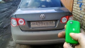 Открытие багажника VW Jetta 5