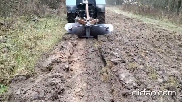 Лесной плуг ПКЛ-70Д Леспромресурс для противопожарных полос смотреть онлайн
