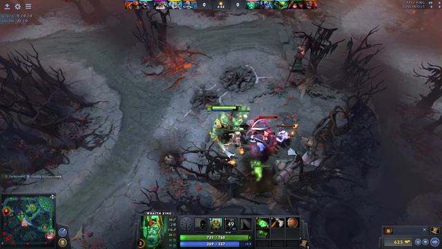 How to jungle Wraith King (Dire Side) midas before 7 min смотреть онлайн
