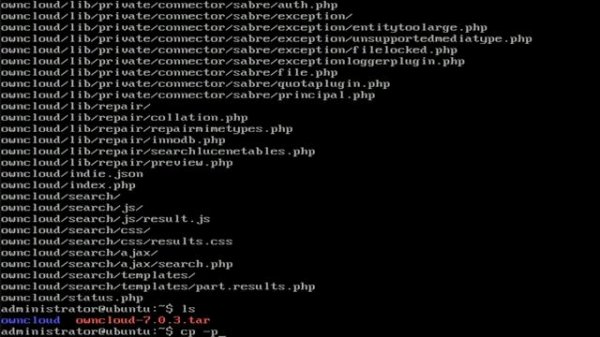 Installing ownCloud in Ubuntu Server 14.04