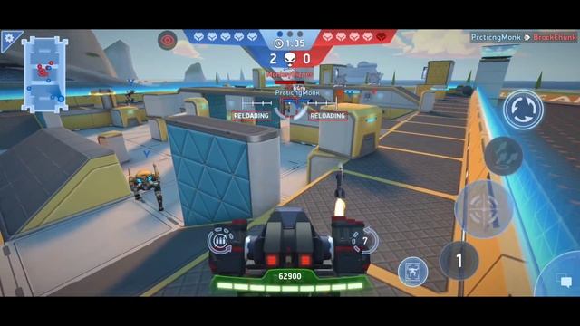 Rocket Mortar 12 GUARDIAN , Mech Arena funny video смотреть онлайн