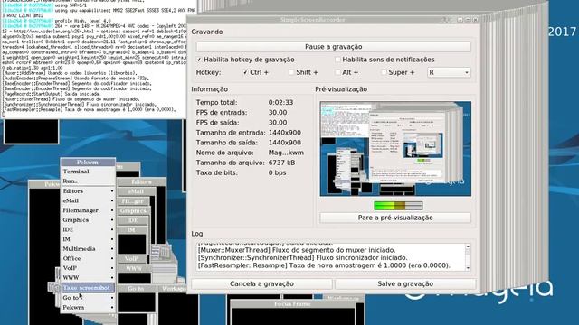 LInux Mageia 6 com interface gráfica Pekwm смотреть онлайн
