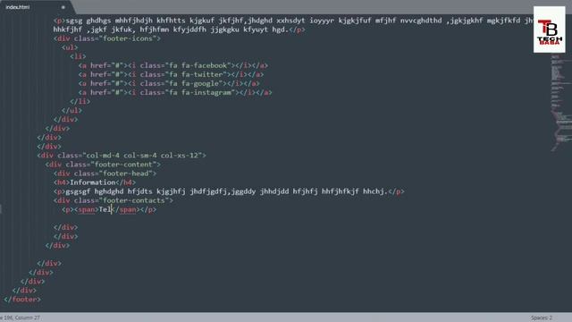 How To Make Responsive Footer in Bootstrap (HTML and CSS) смотреть онлайн