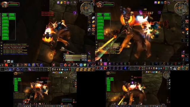 10 Man Multibox LBRS Lower Blackrock Spire - One of each horde class - first 10 man video =D
