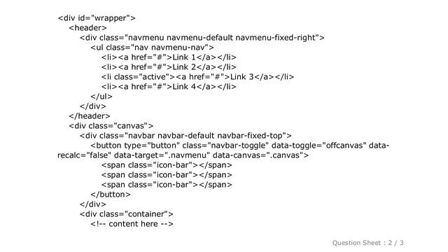 HTML : Bootstrap: Keeping content responsive when using an offcanvas sidebar смотреть онлайн