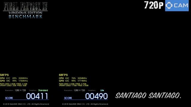 Final Fantasy 15 / XV Benchmark Tool - GTX 1050 2gb - 1080p - 720p - i3 6100 - Windows Edition смотреть онлайн