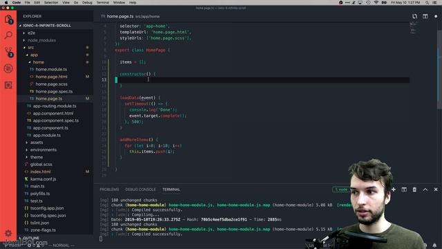 Ionic 4 Infinite Scroll Tutorial смотреть онлайн