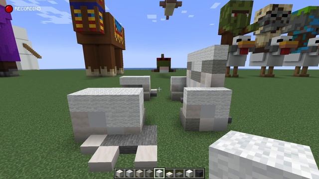 Minecraft white Frog - Frog Statue - Minecraft Mob Build Tutorial - Minecraft Build смотреть онлайн