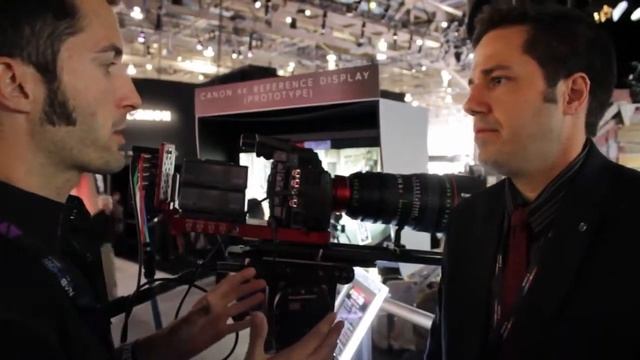 First look at Canon C500, C300, and 4K Canon Monitor: NAB Las Vegas. смотреть онлайн