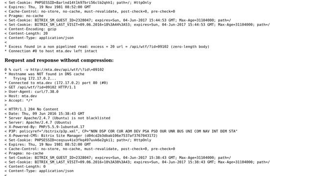 DevOps & SysAdmins: Apache returns invalid Content-Length for gzip compressed 204 response смотреть онлайн