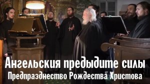 АНГЕЛЬСКИЯ ПРЕДЫДИТЕ СИЛЫ | ПРЕДПРАЗДНЕСТВО РОЖДЕСТВА ХРИСТОВА | ХОР БРАТИИ ВАЛААМСКОГО МОНАСТЫРЯ