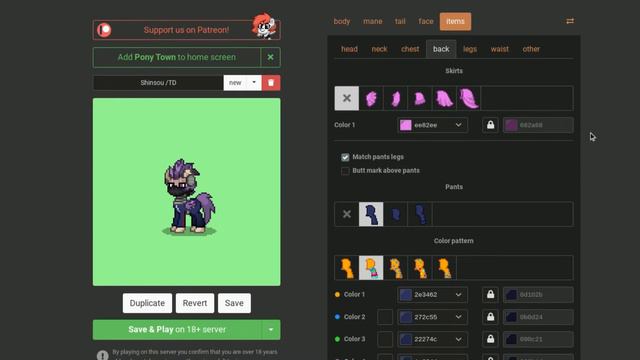 Making Shinsou In Pony Town! | Making BNHA Characters In PonyTown
