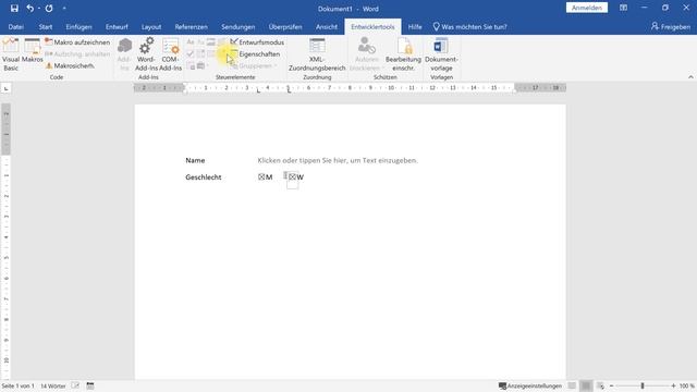 Formulare in Word: Formularfelder zum Ausfüllen erstellen – Word-Tutorial смотреть онлайн