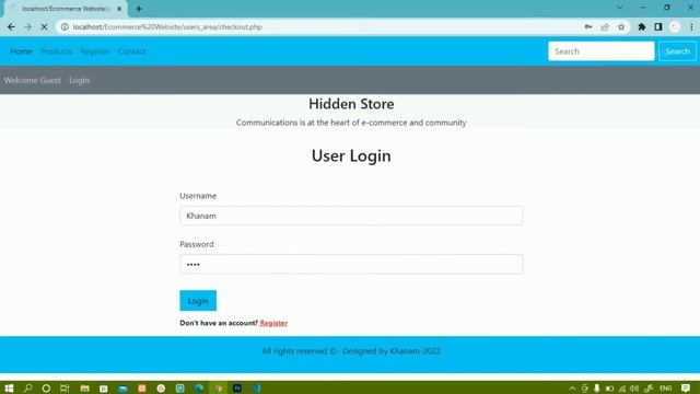 E-commerce website using PHP and MySQL || Interchanging Login and Logout text || Part-46 смотреть онлайн