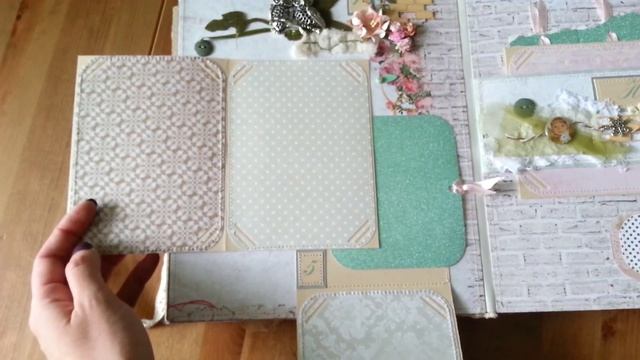 Скрапбукинг. Альбом первого годика для новорожденной девочки смотреть онлайн