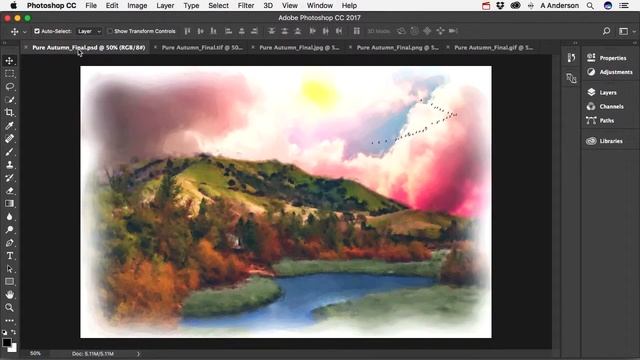 6 Opening Documents In Photoshop Learn to Use Photoshop CC 2 смотреть онлайн