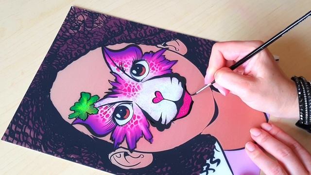 How to paint a kitten смотреть онлайн