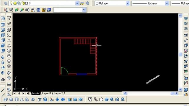 6.1 AutoCAD xl, hatch and concept of stairs,win walls,doors lecture in Urdu/Hindi смотреть онлайн