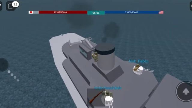 Вторая мировая война США против Японии в Роблокс смотреть онлайн