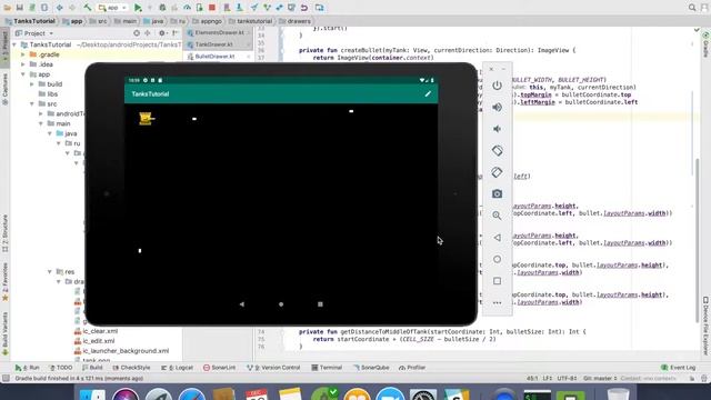 Пишем игру на Kotlin(Котлин) - Клон Танков: 8 урок. Темная ночь. Только пули свистят по степи смотреть онлайн