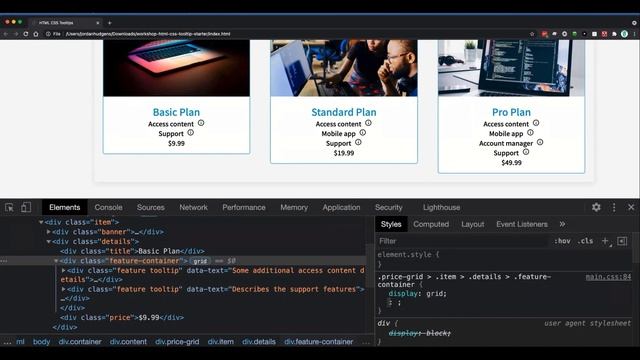 Live Coding Workshop: Build Website Tooltips using HTML and CSS смотреть онлайн