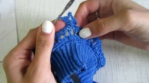 Вязаная юбка крючком для девочки МК