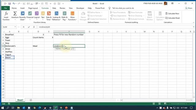 Excel Random Meal Selection смотреть онлайн
