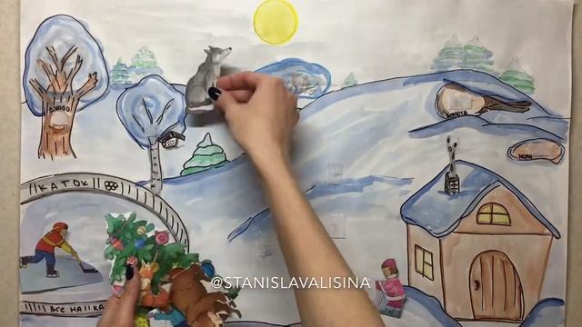 Дидактическое игра, пособие «зима пришла» для детей. смотреть онлайн