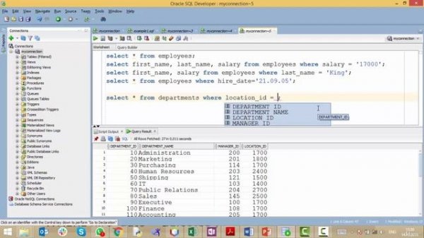 17 Selection, WHERE / SQL для начинающих с нуля до сертификата Oracle
