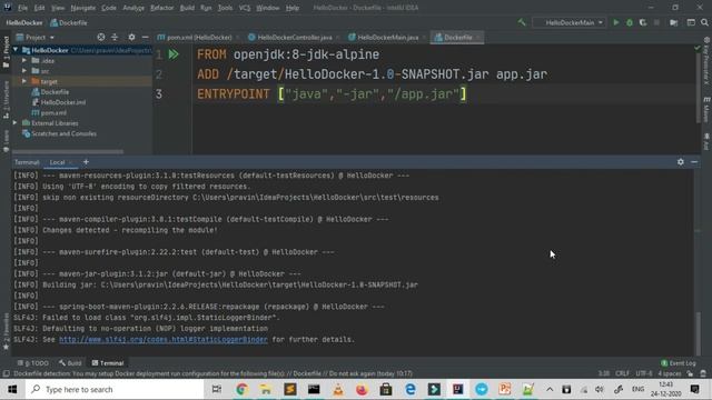 Containerize Spring Boot Application смотреть онлайн