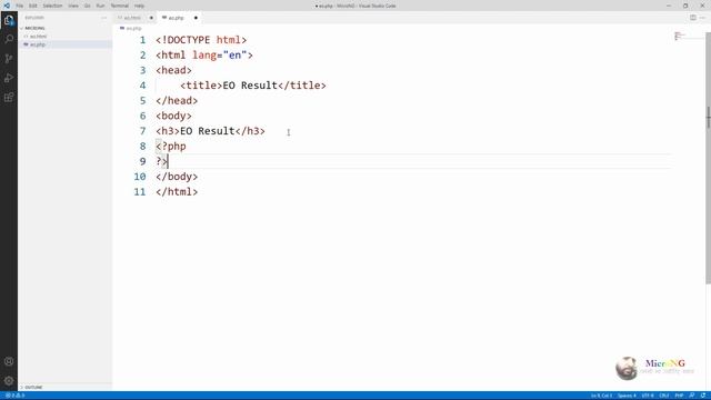 how to run php program in visual studio code смотреть онлайн
