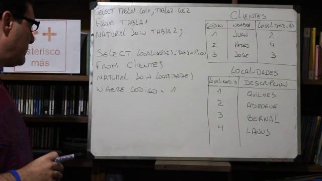 Introduccion al lenguaje SQL - La clausula NATURAL JOIN (39) смотреть онлайн