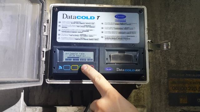 Настройка термописца Data Gold 600. режим записи температуры. смотреть онлайн