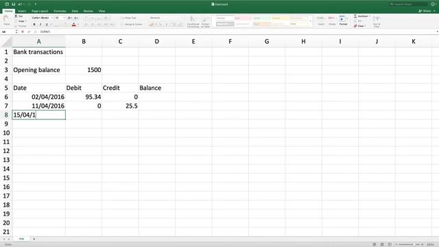 AAT Level 3 Osborne Book Excel Chapter 1 Exercise 3 Stage 2 смотреть онлайн