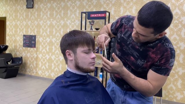 Мужская стрижка 387#стрижка без музыки☝️#haircut#hairstylist