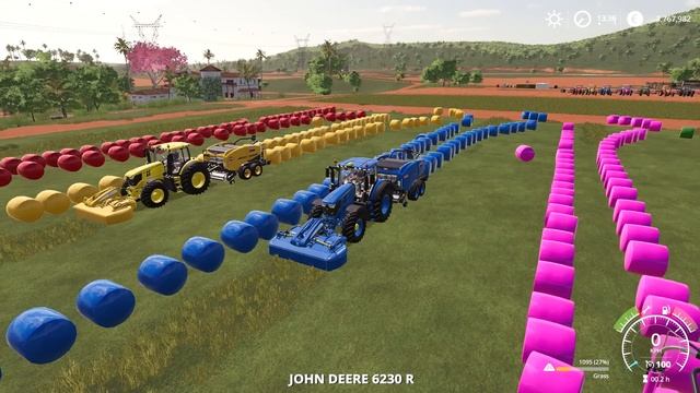 Land Of Colors! John Deere 6R Series! - Farming Simulator 19 смотреть онлайн