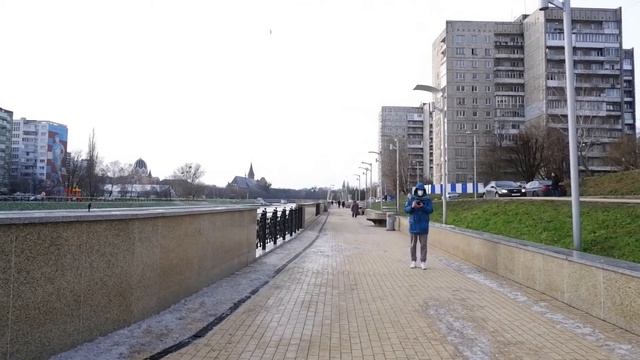 Калининград. Набережная реки Преголи смотреть онлайн