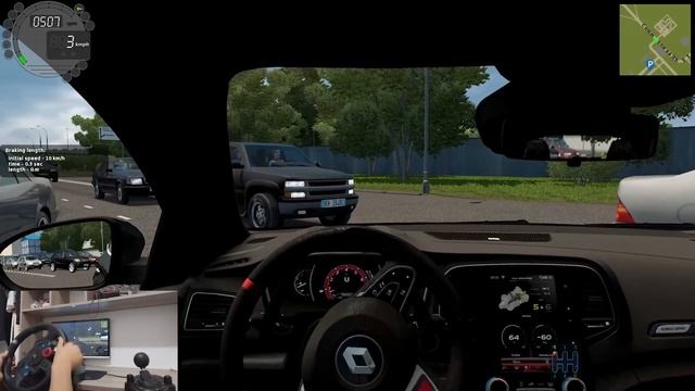 Renault Megane 4 RS | City Car Driving | Logitech G29 With Wheel Cam смотреть онлайн