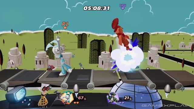 Jenny XJ-9 DLC Gameplay in Nickelodeon All-Star Brawl! смотреть онлайн