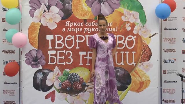 Показ Ирины Федотовой на Неделе экотворчества в Тишинке. смотреть онлайн