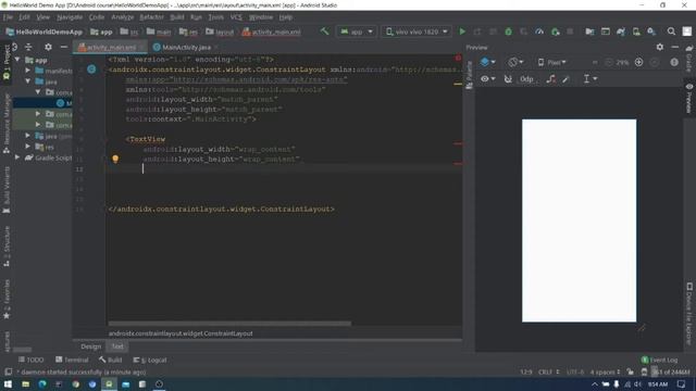 How To Make Hello World App in Android Studio 2021| Beginners Guide|#1 смотреть онлайн